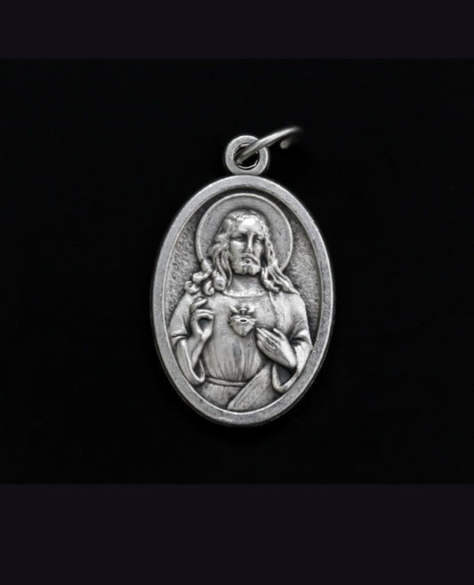 Immaculate Heart of Mary and Sacred Heart of Jesus Medal