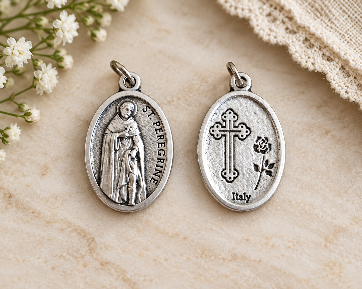Saint Peregrine medal