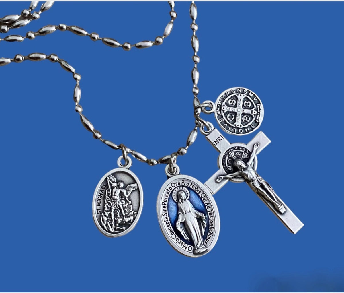 Catholic necklace man