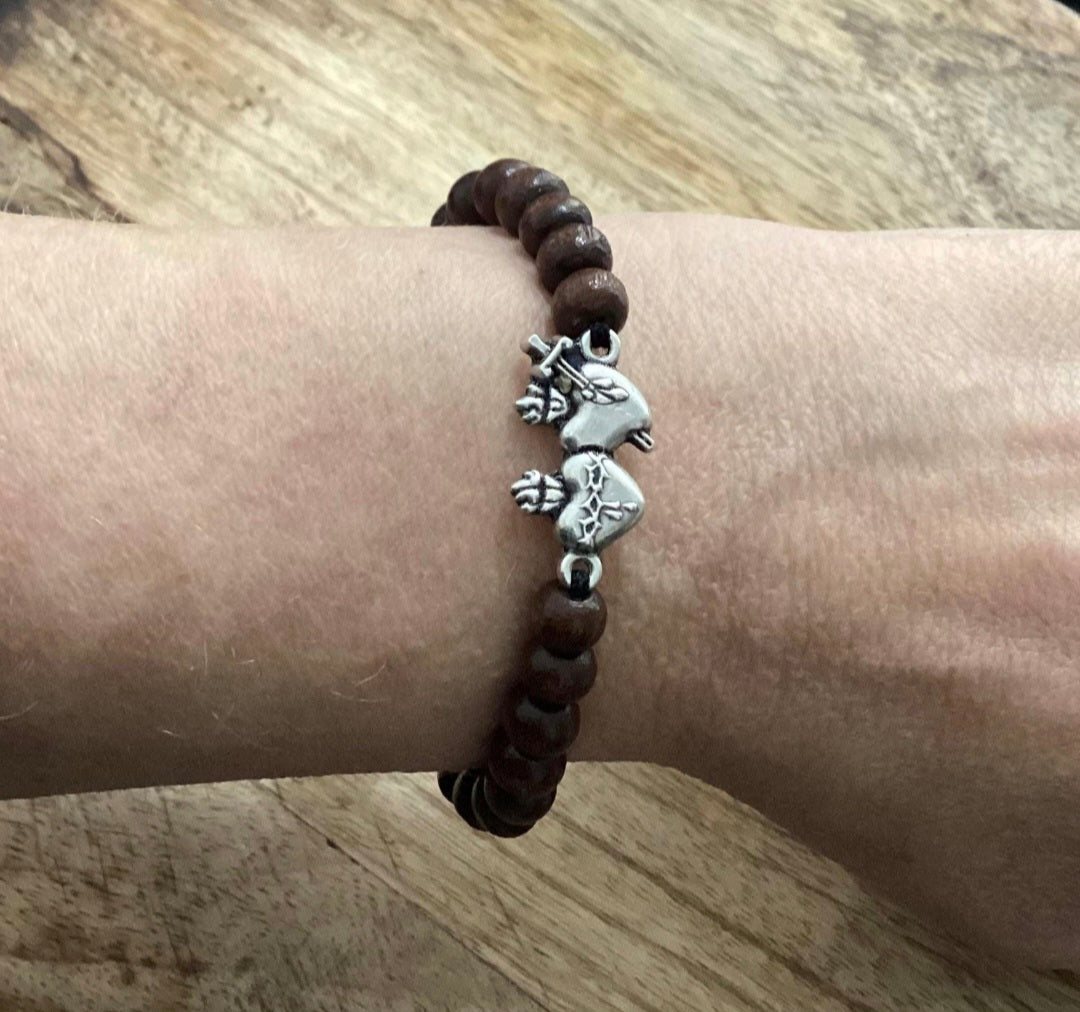 Sacred Heart of Jesus and Mary bracelet