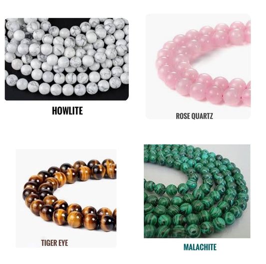 Gemstone Rosary Beads, St Joseph Rosary