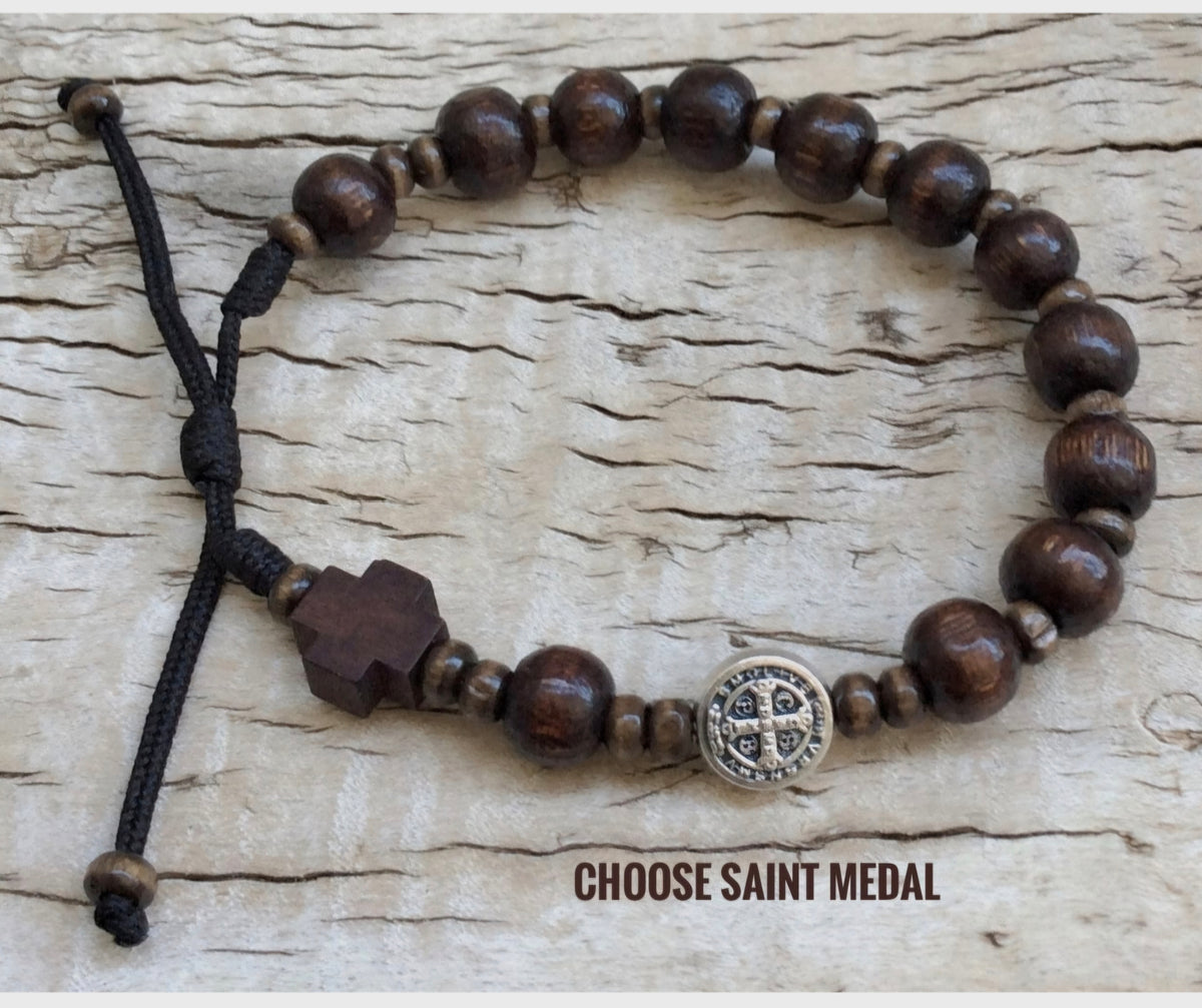 Catholic rosary bracelet for man or women