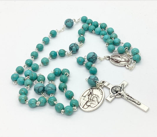 Gemstone prayer beads