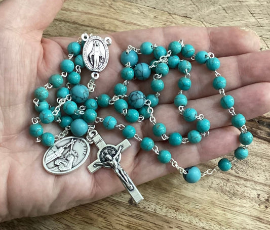 Gemstone prayer beads