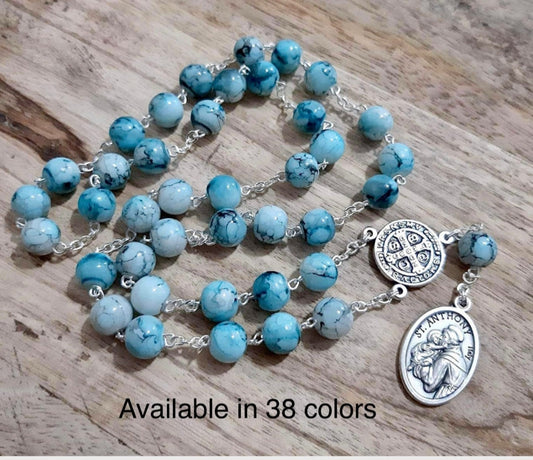 St Anthony rosary beads