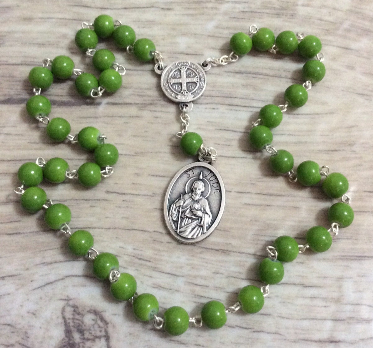 St Jude chaplet Catholic prayer beads patron of impossible causes