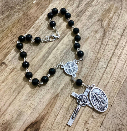 Catholic Auto Rosary - Mirror Rosary for your Car 