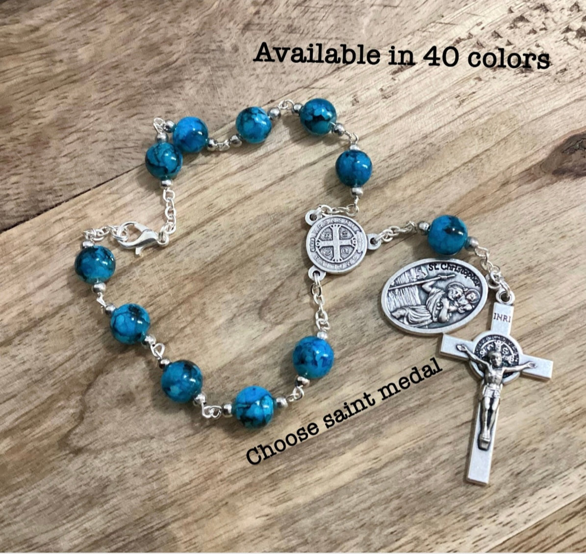 Auto rosary, Rear view mirror hanger prayer beads