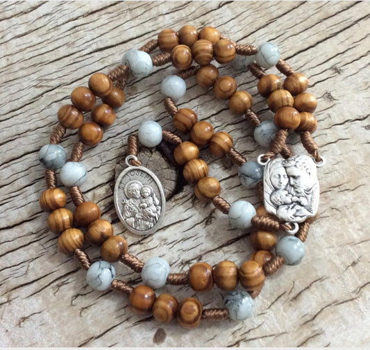 St Joseph Rosary, Paracord Prayer Beads